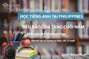 Học tiếng Anh tại Philippines: Siêu bão quà tặng cuối năm