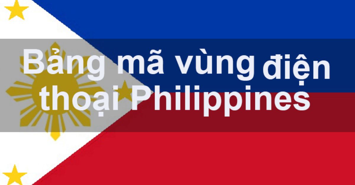 mã vùng Philippines