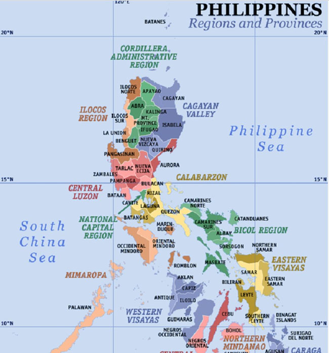 Bản đồ địa lý và tình hình kinh tế Philippines